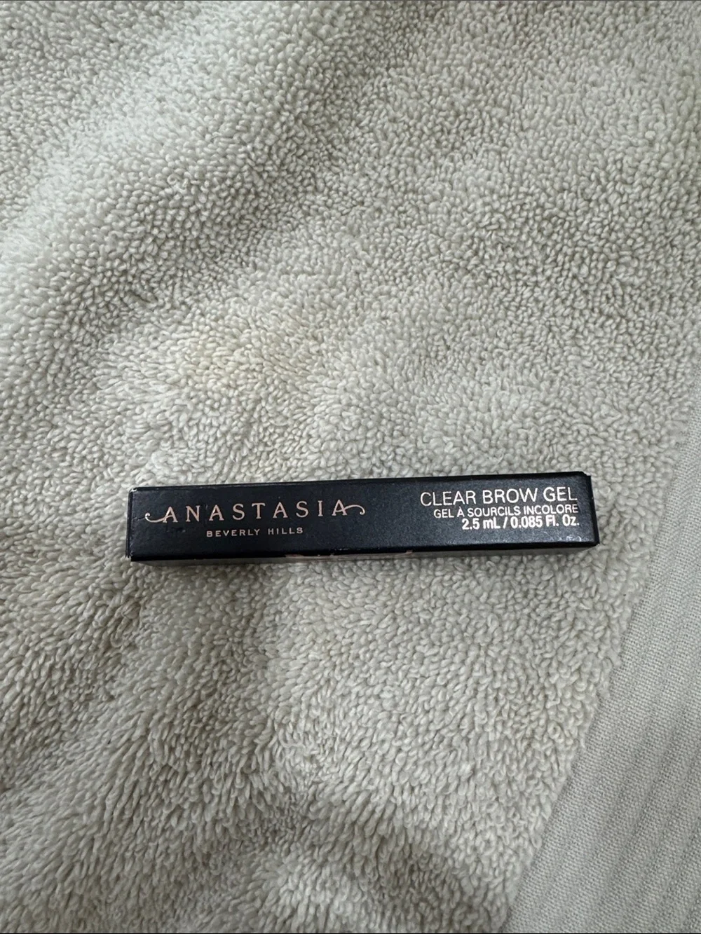 Anastasia Beverly Hills Clear Brow Gel in Black & Rose Gold Accents